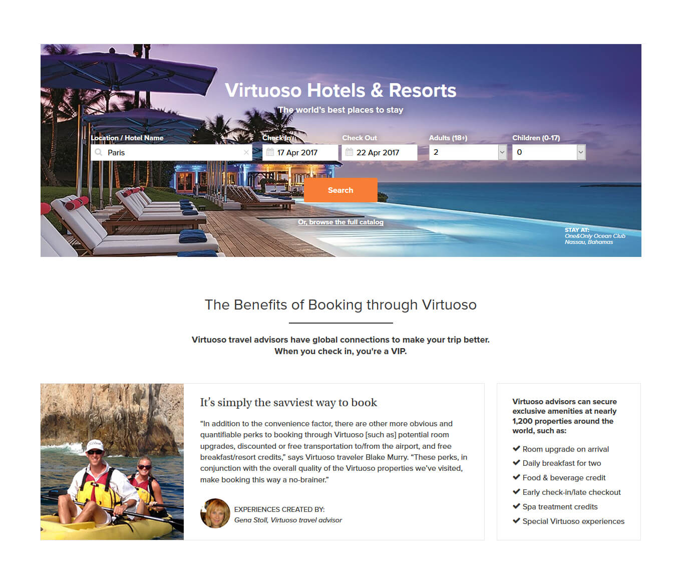 Virtuoso launches hotel booking tool