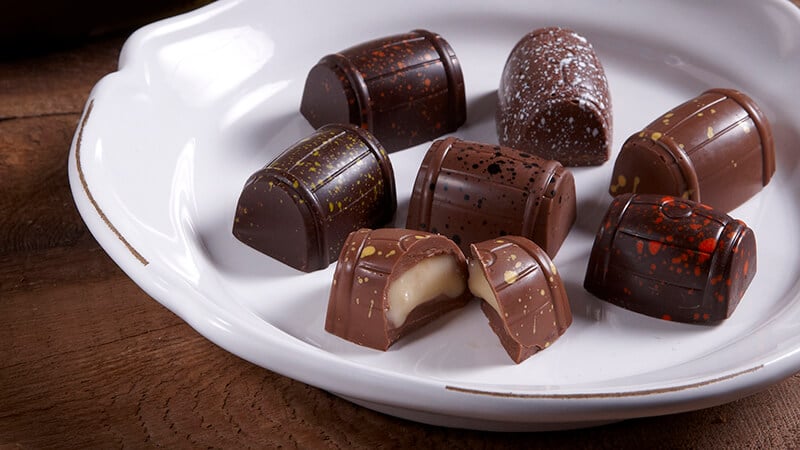 Alcohol-infused chocolate from Ethel M Chocolate
