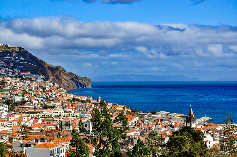 Panorama of Funchal Madeira