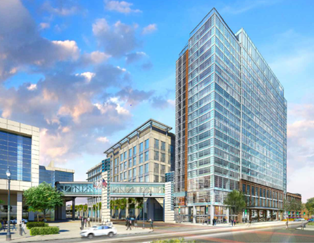 First Hospitality Group is developing Hiltons first triple-brand hotel consisting of a Hilton Garden Inn Hampton Inn by Hi