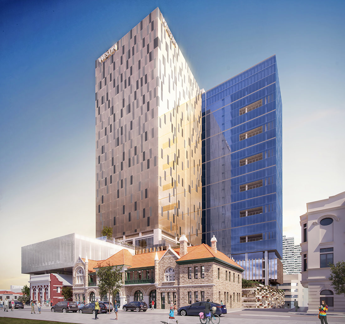 The Westin Perth is expected to open in April 2018