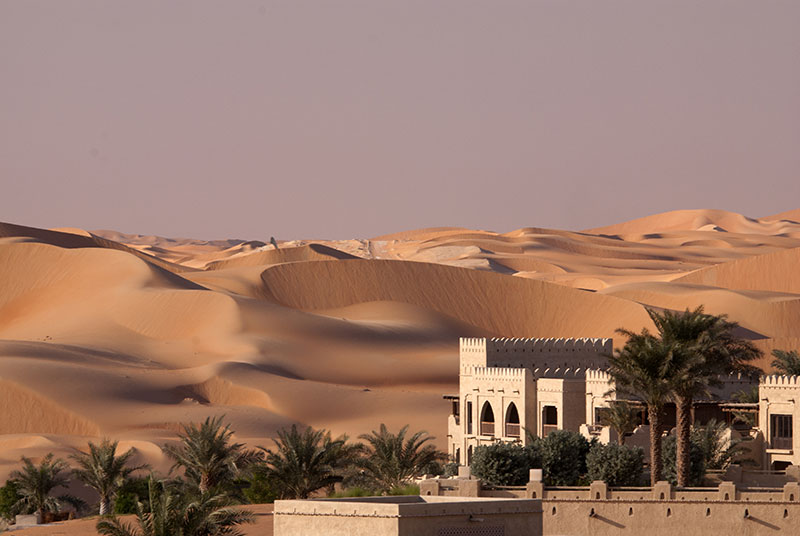 The desert in Abu Dhabi