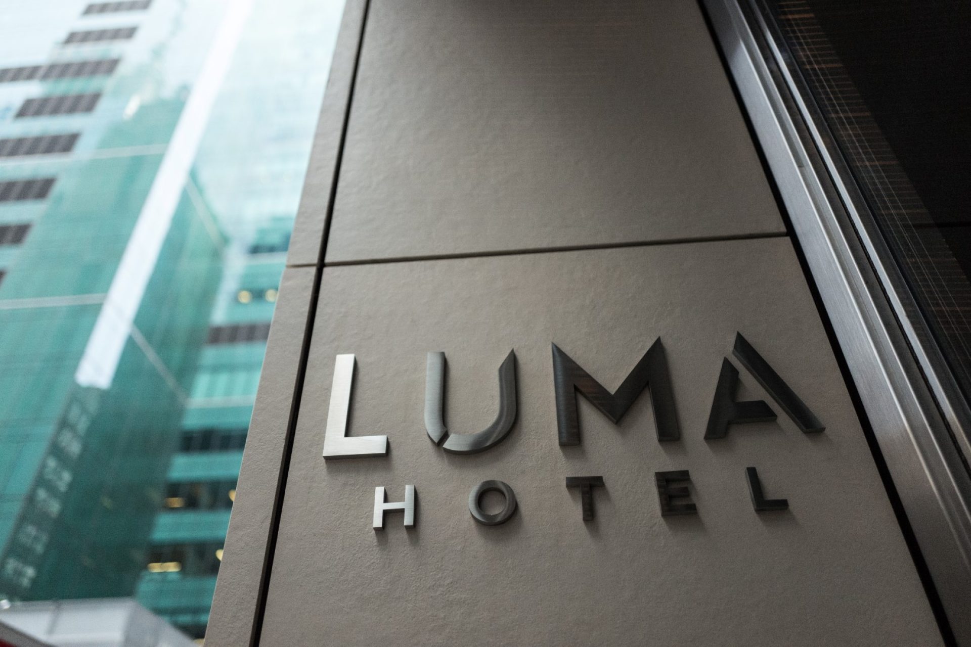 LUMA is a newly built hotel located between two pre-war buildings on 41st Street between Broadway and Avenue of the Americas