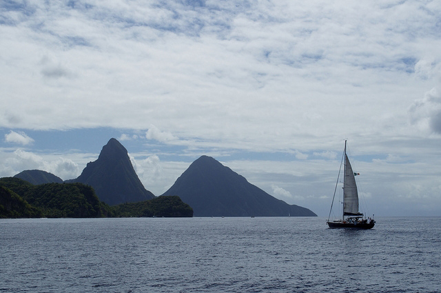bay in St Lucia