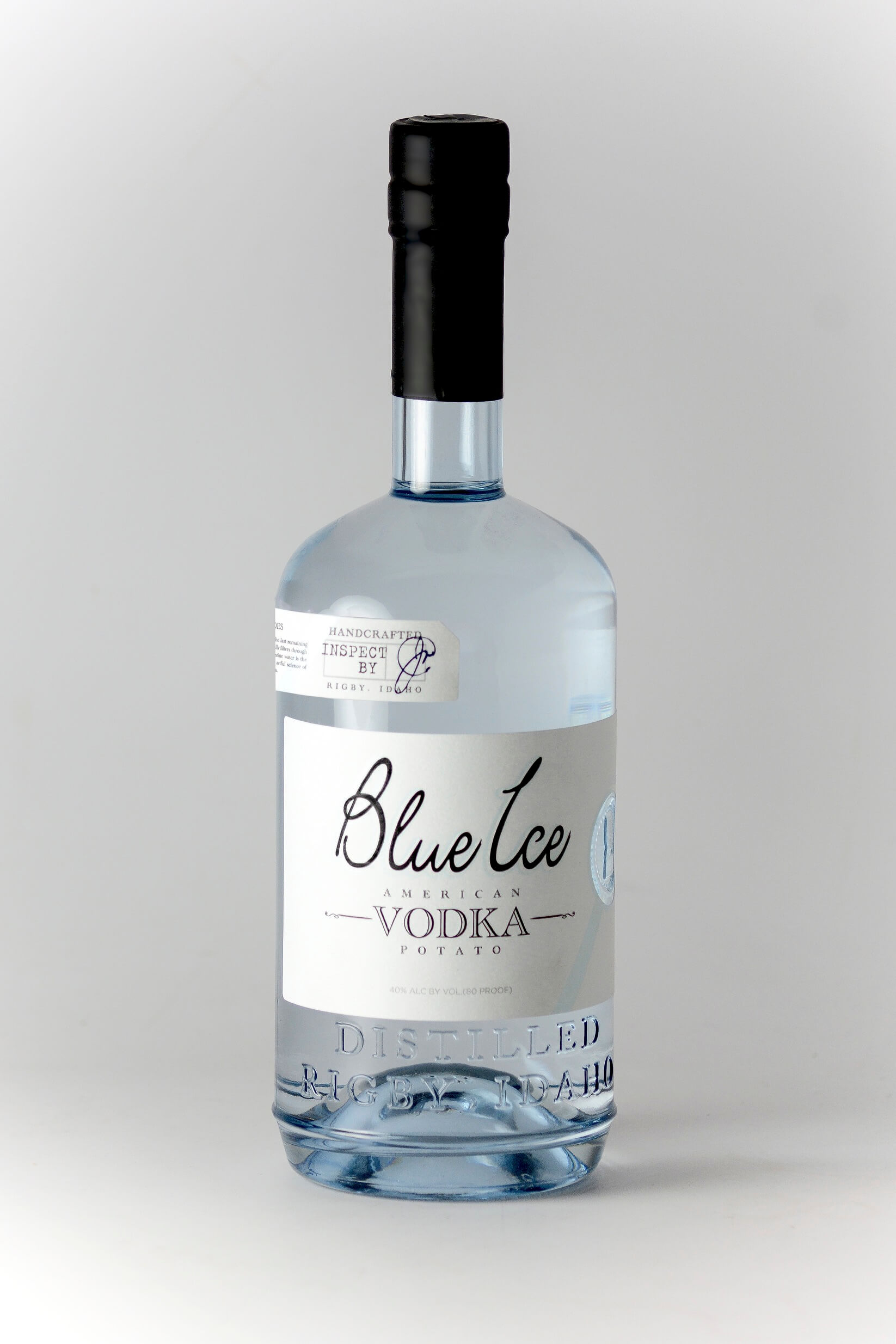 Blue Ice Vodka pre-Prohibition Era bottle redesign - What's Shakin' week of June 5