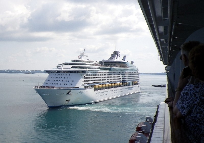 Explorer of the Seas a Voyager-class vessel Royal Caribbean Editorial Use Only Copyright by Susan J Young