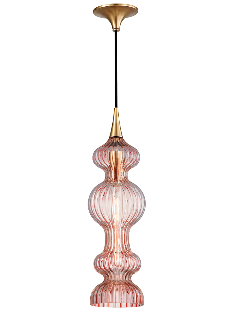 The glass piece is available in pink light blue light amber bronze and clear 