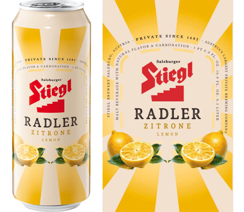 Stiegl Zitrone Lemon Radler released in the US - What's Shakin' week of June 5