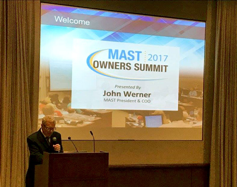 MAST President and COO John Werner lays out the organizations five-year plan