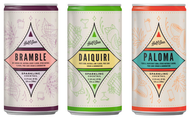 Scrappy's Bitters announces Half-Seas Sparkling Cocktails RTD cocktails in a can - What's Shakin' week of July 10