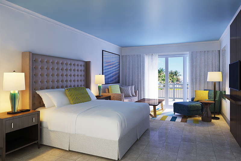 The property is undergoing renovations including all 389 guestrooms and suites to be complete by August and a brand new lob