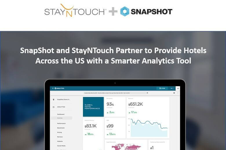 SnapShot and StayNTouch partner for analytics tool