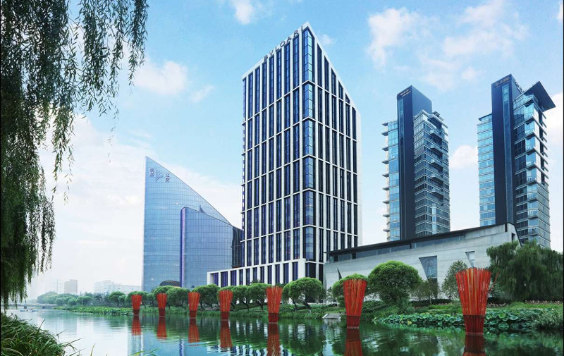 Concept art for the new Bulgari Hotel in Beijing
