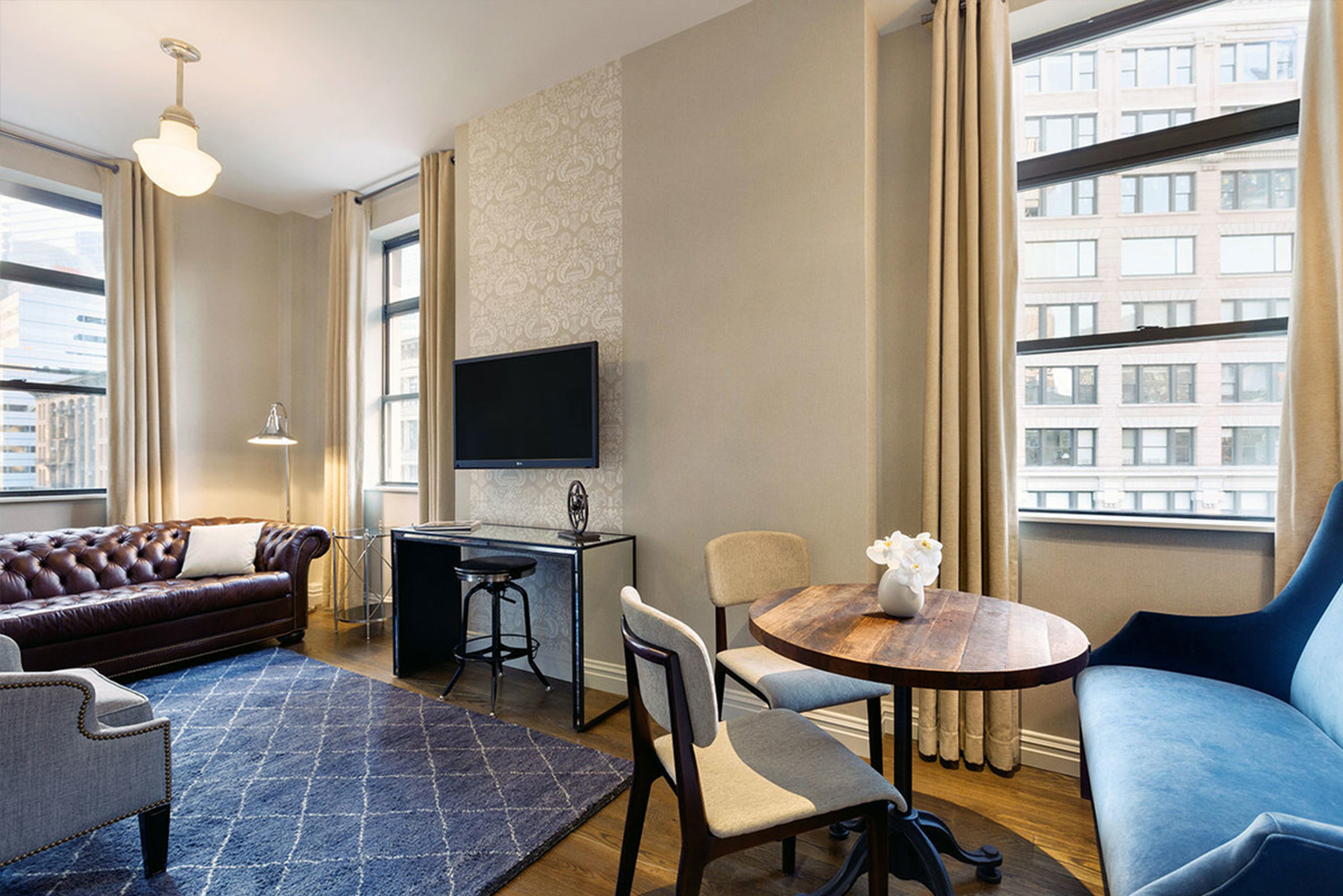 Triumph Hotels a collection of Manhattan hotels introduced the newly remodeled and reimagined Frederick Hotel in Tribeca