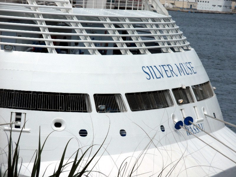 Aft section of Silver Muse