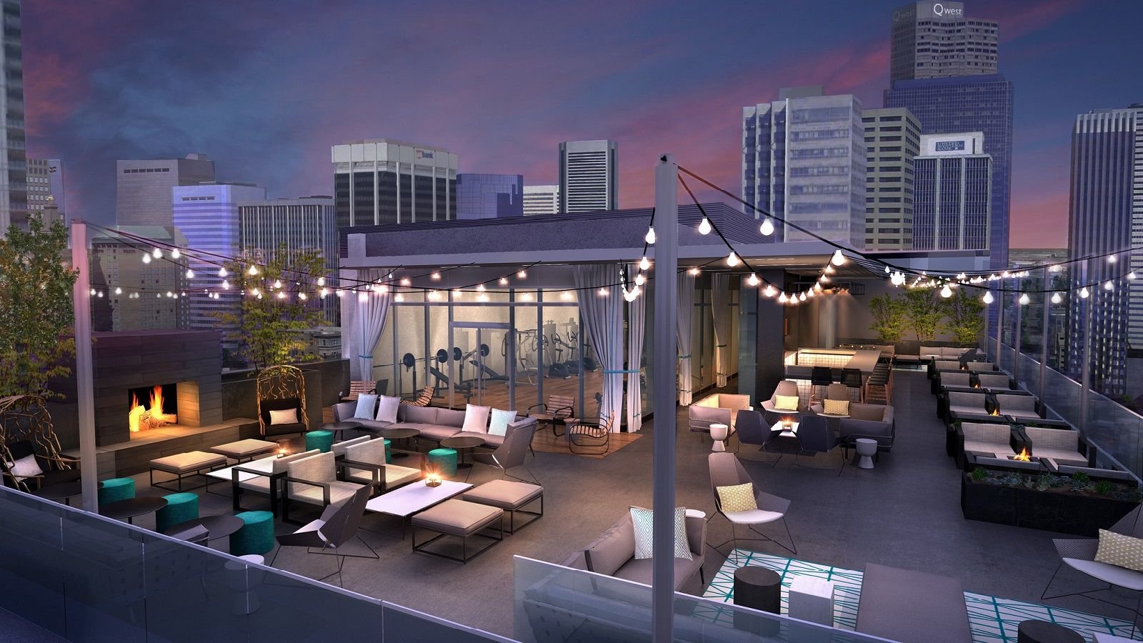 White Lodgings rooftop space at Le Mridien Denver Downtown 54thirty is temporarily closed for renovations