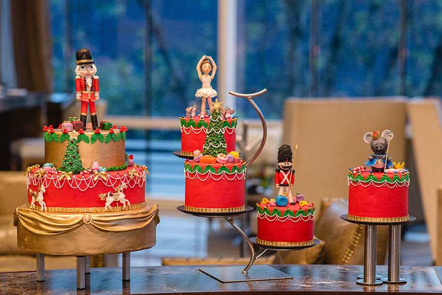 Pastries feature the Nutcracker The Dancer The King Mouse and more Christmas figures