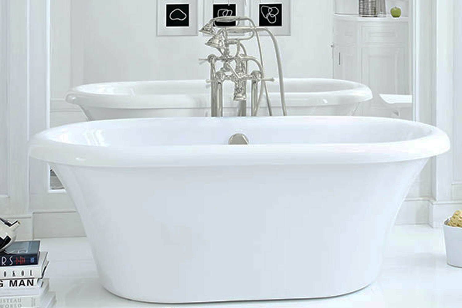 Introducing the St George freestanding soaking tub by DXV 