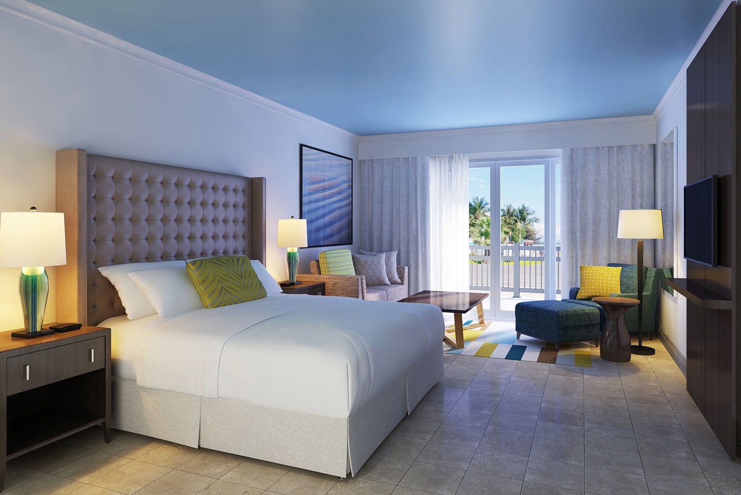St Kitts Marriott Resort completed itsrenovations that saw the property transformall 389 rooms and the main lobby