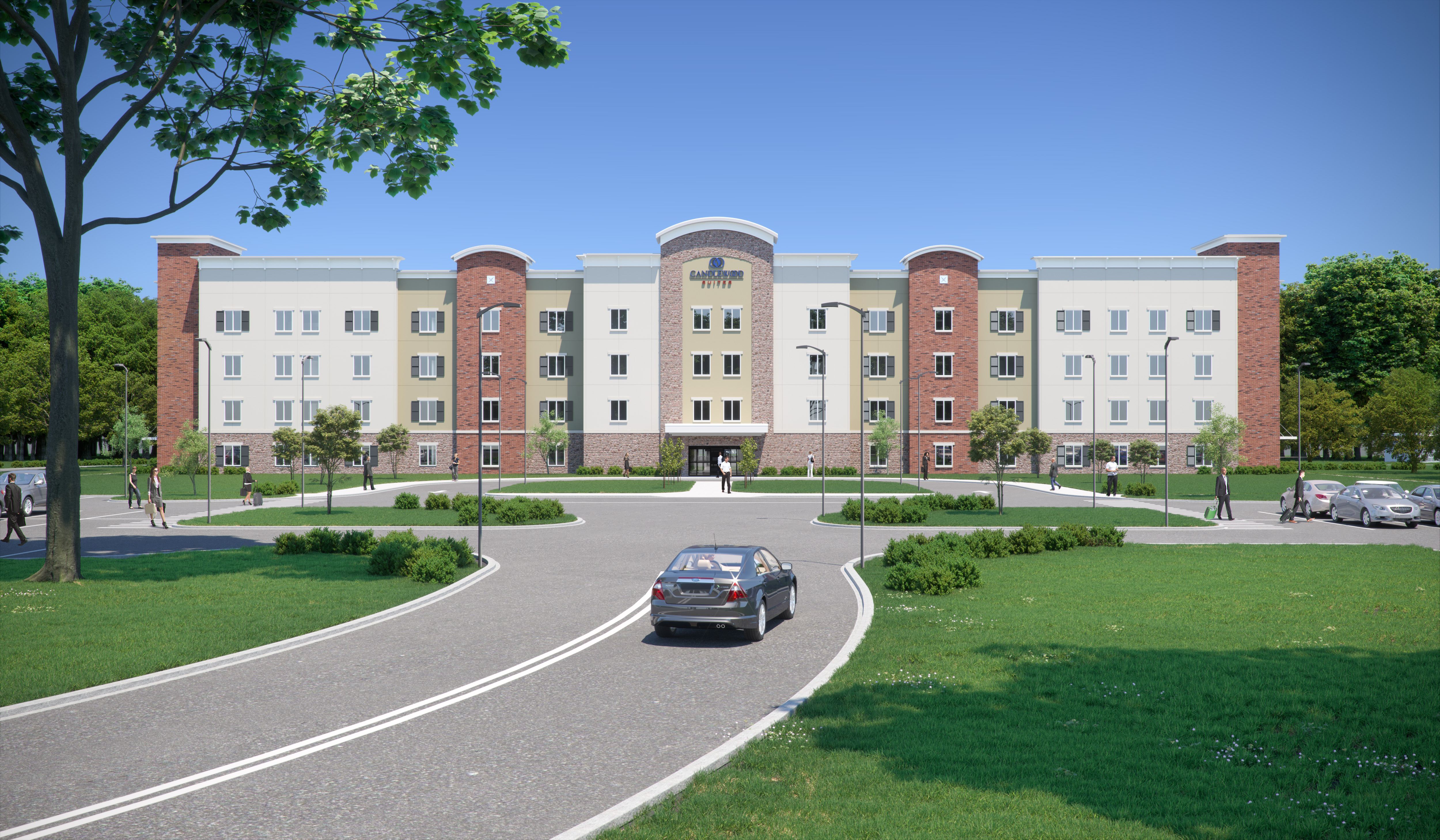 Lendlease will open the Candlewood Suites hotel on Fort Drum in Watertown NY later this year