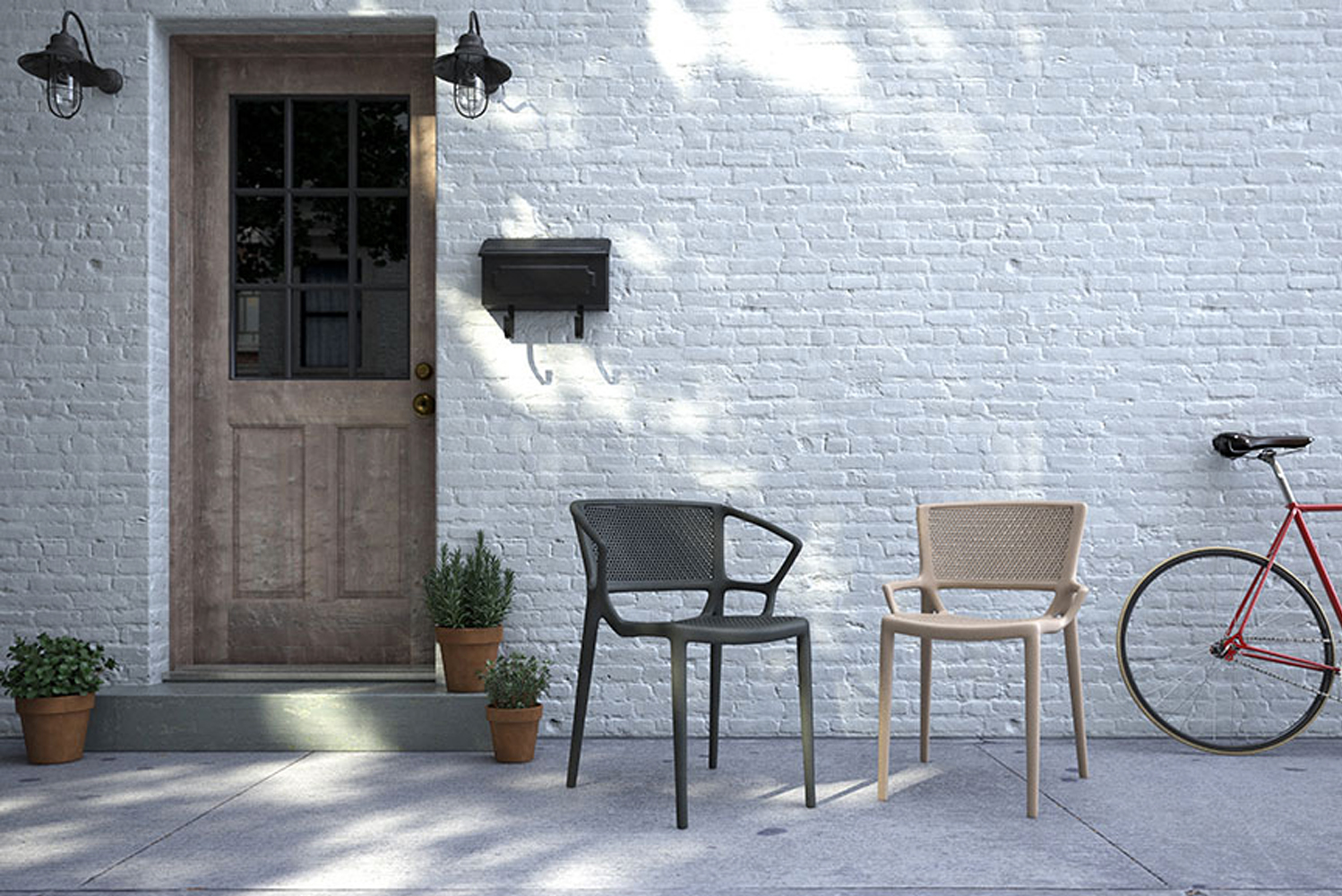 Community Furniture launched Florette an indoor-outdoor stackable seating ideal for hospitality venues 