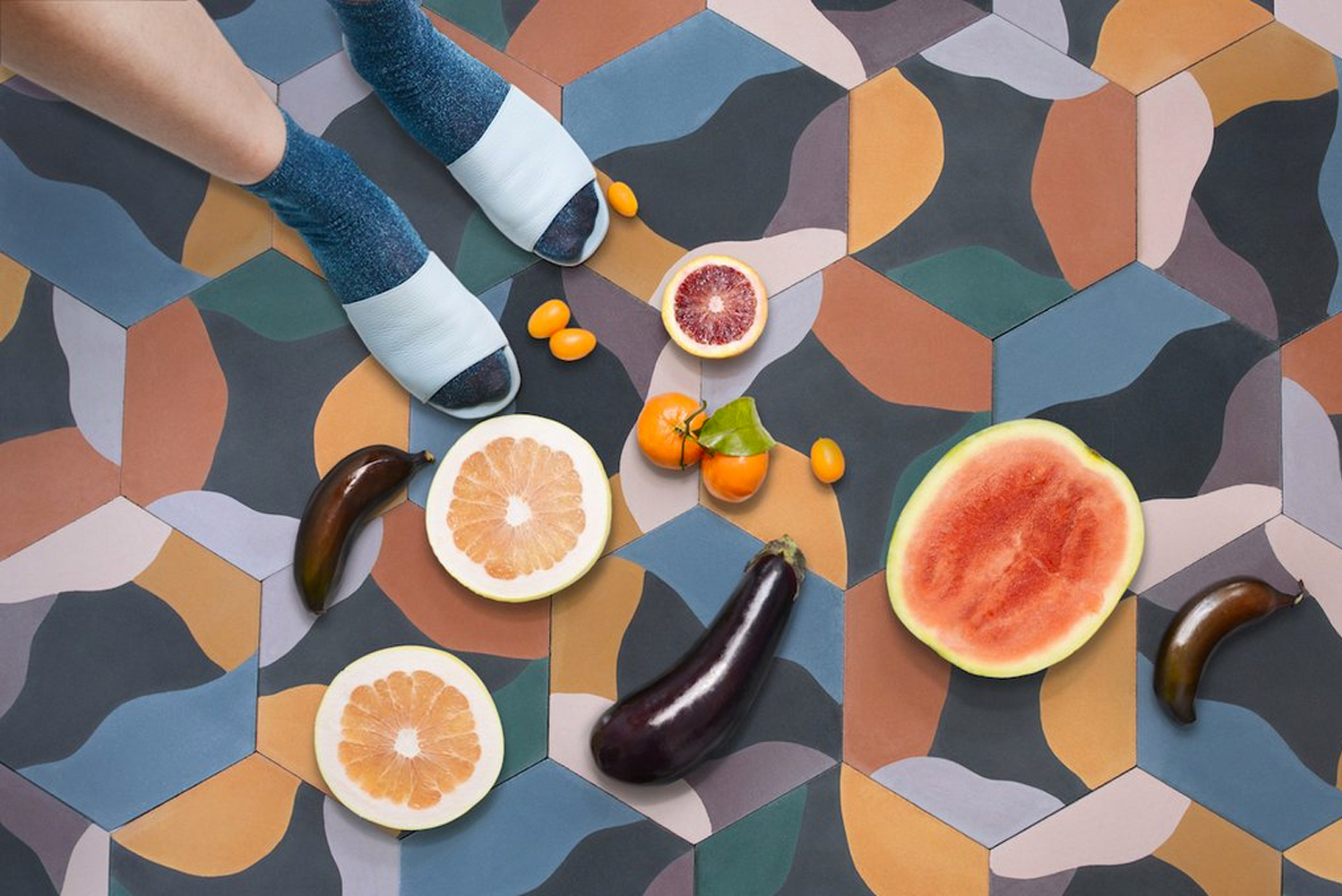 Juju Papers added a new category to its offerings cement tile 