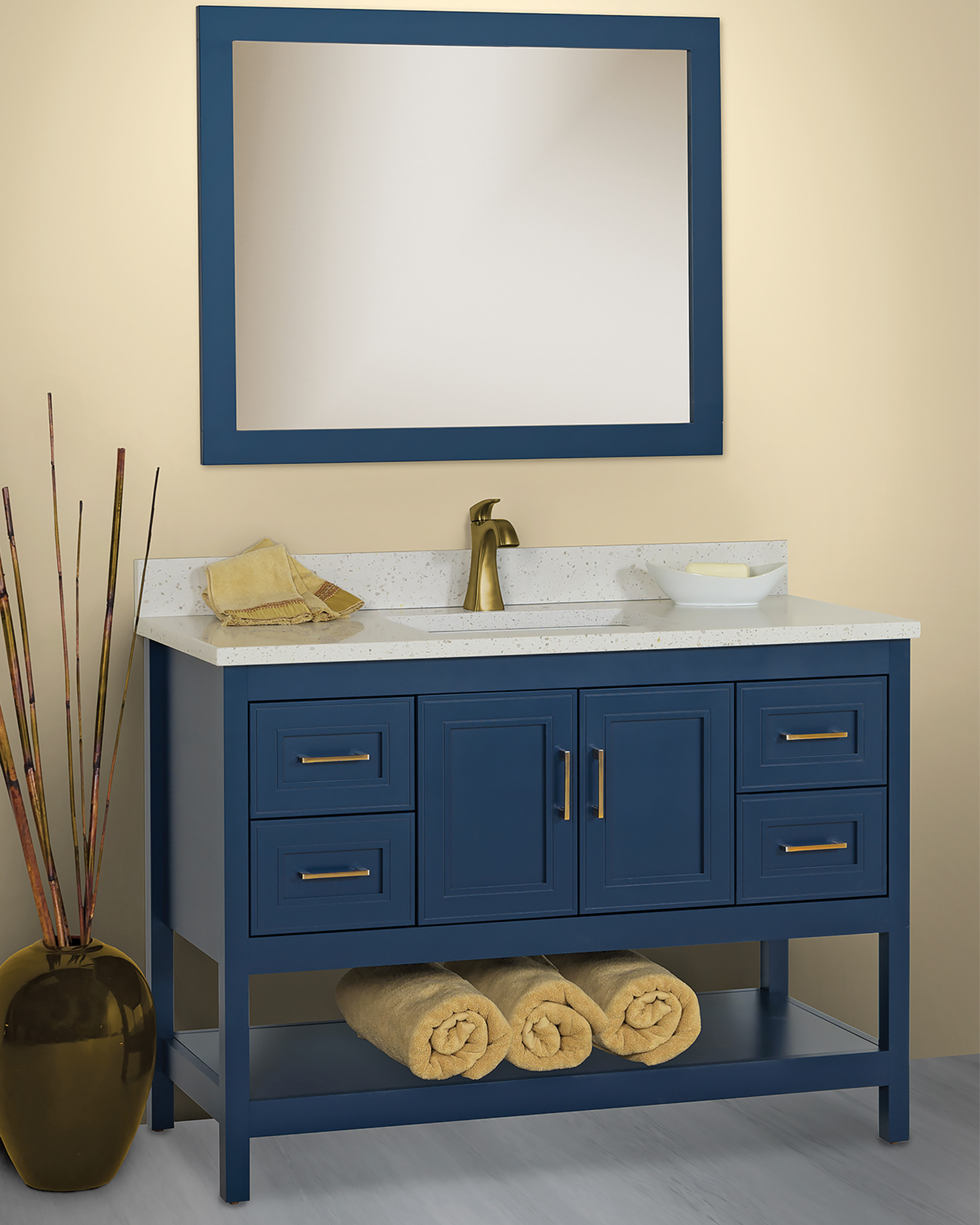 Strasser Woodenworks introduced a new finish for its solid wood bathroom vanities 