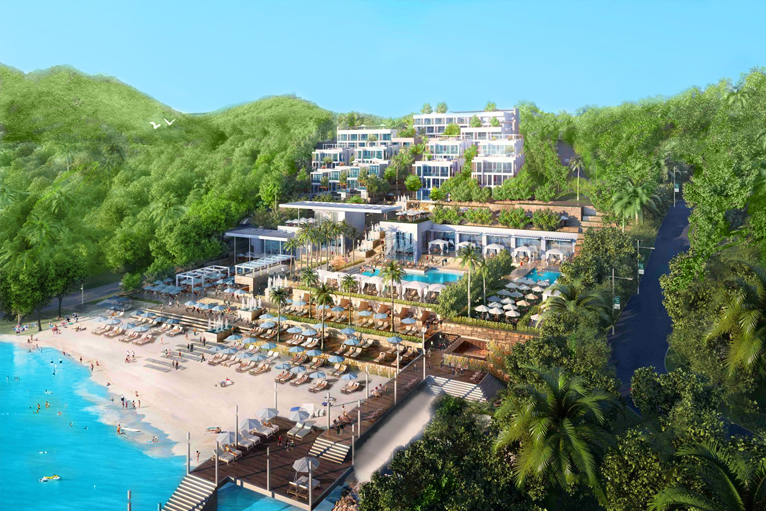 The Bodrum Edition opened three kilometers from Yalikavak Marina at the western point of the Bodrum peninsula 
