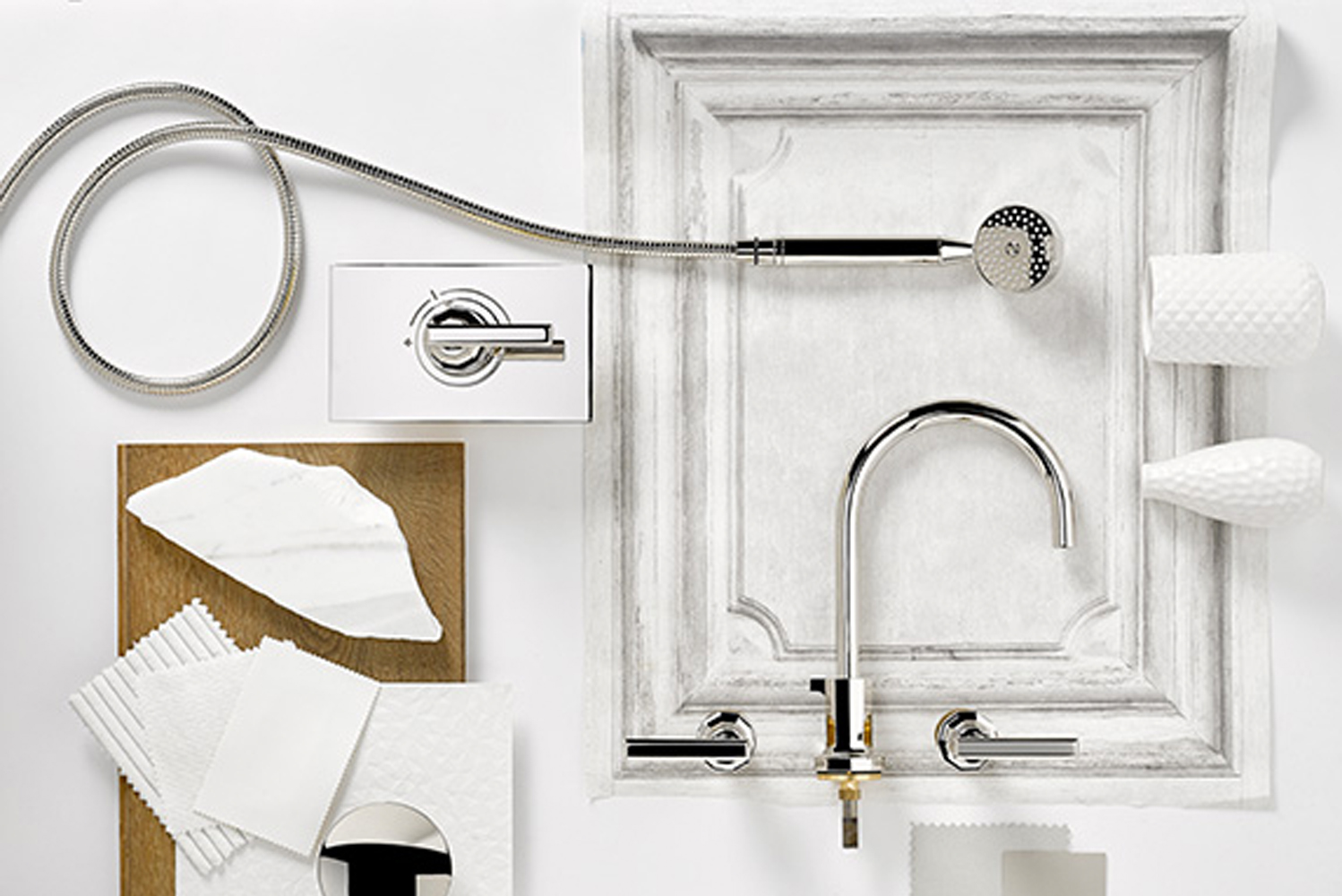 THG Paris introduced a new 2018 collection from French design duo Gilles  Boissier the Les Ondes collection of faucets