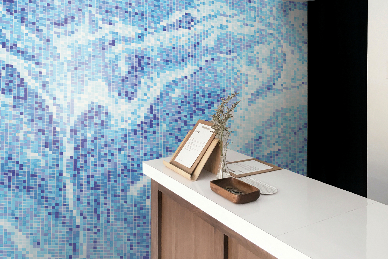 Artaic launched the latest addition to its SPLASH Collection of fluid-inspired mosaics Emulsion 
