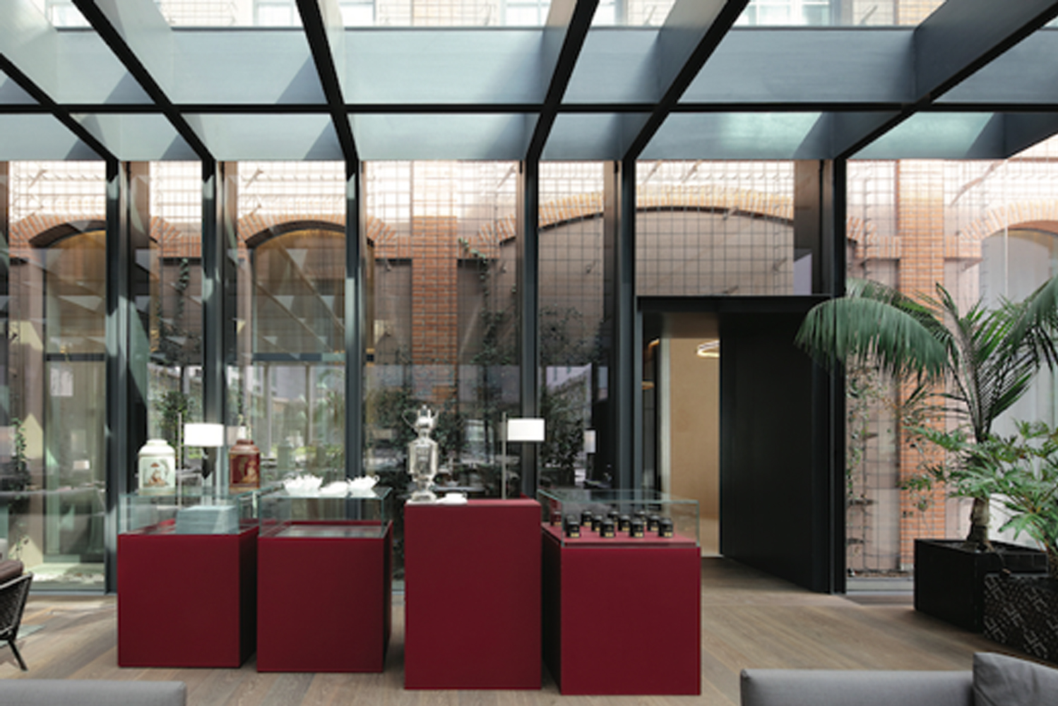 Hilton partnered with Poliform Contract to revamp a silk factory in Lake Como 
