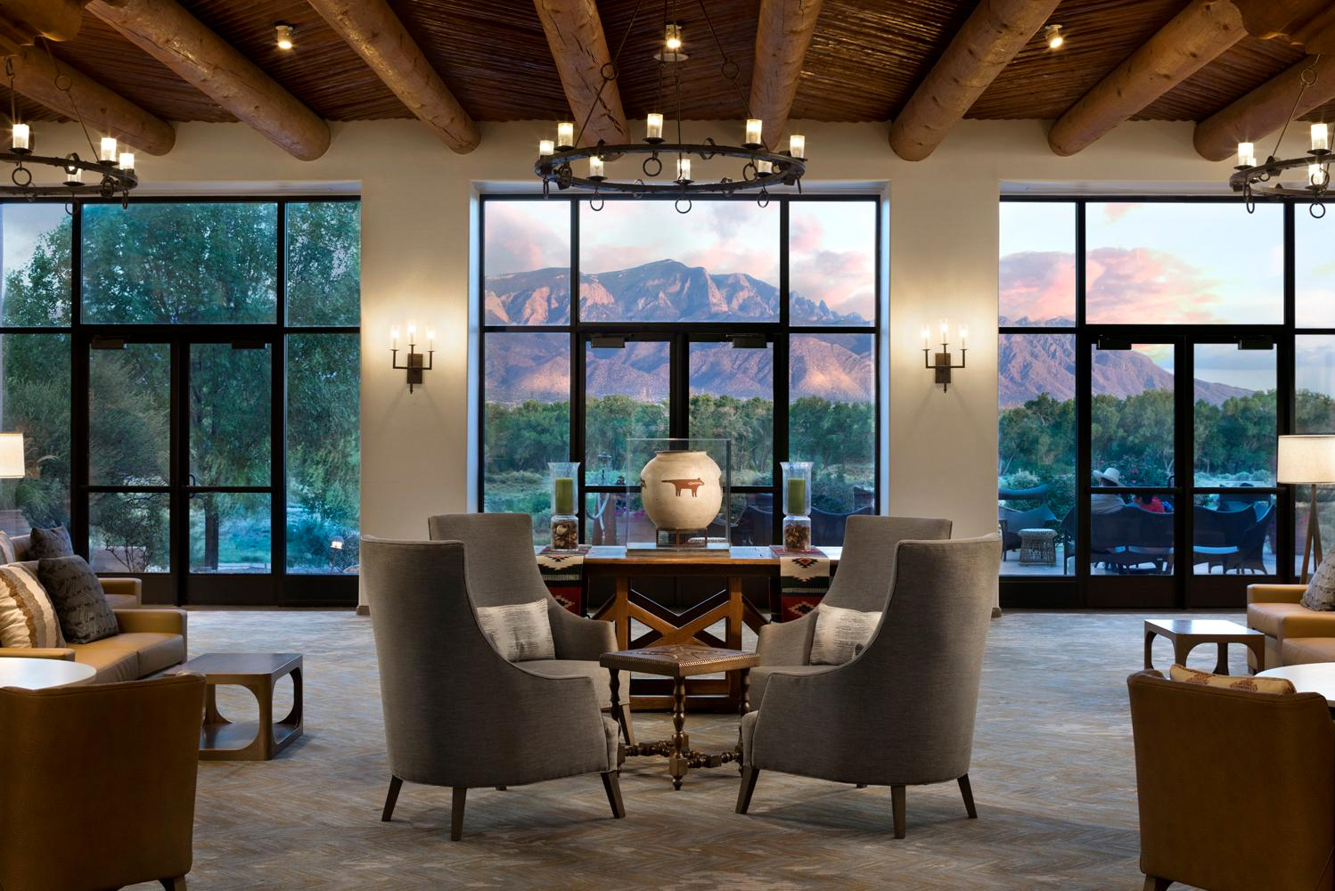 Hyatt Regency Tamaya Resort  Spa completed a 25 million renovation to its reception living room and public spaces