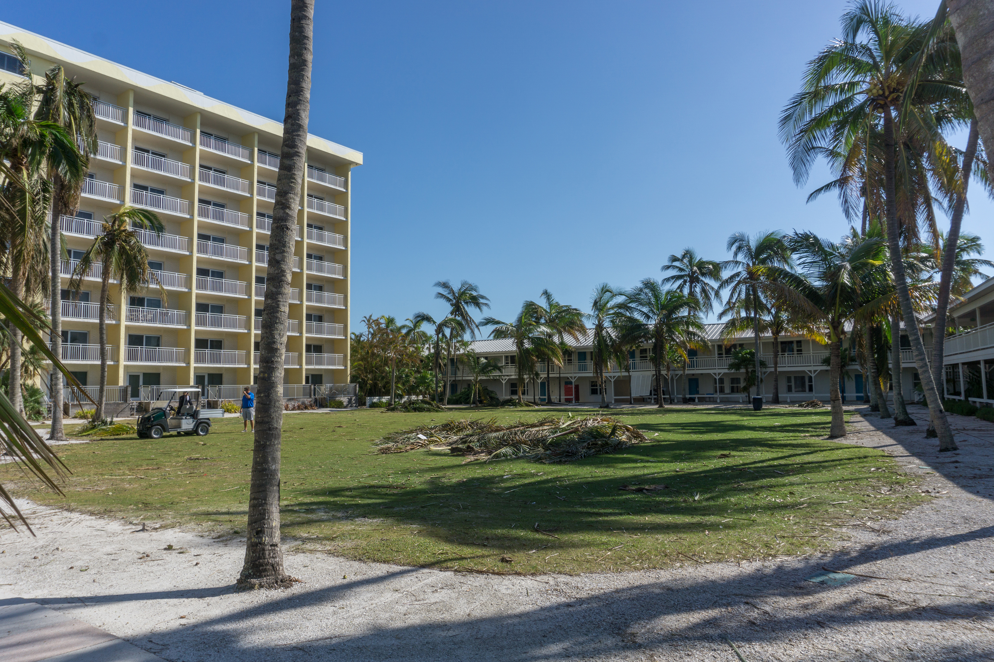The Naples Beach Hotel closed for two weeks to repair damage from Hurricane Irma