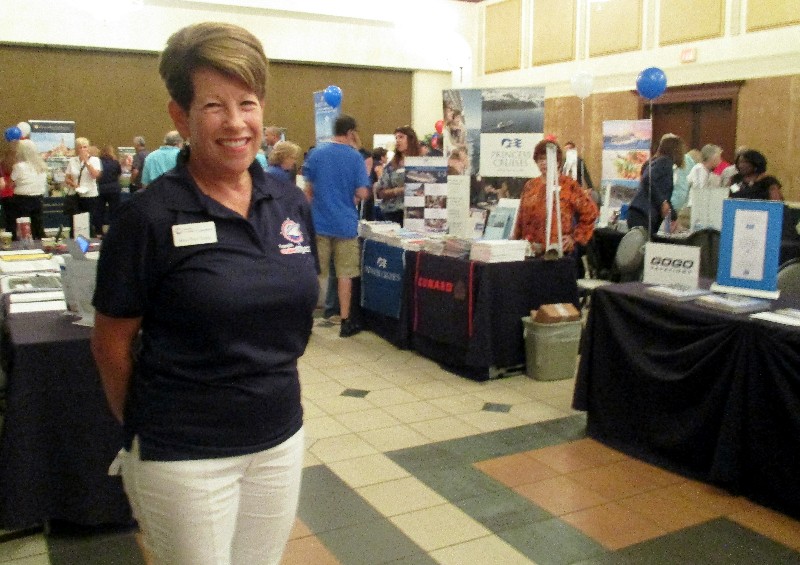 Mary Beth Casey franchise owner Expedia CruiseShipCenters Weston FL at the South Florida Travel Expo