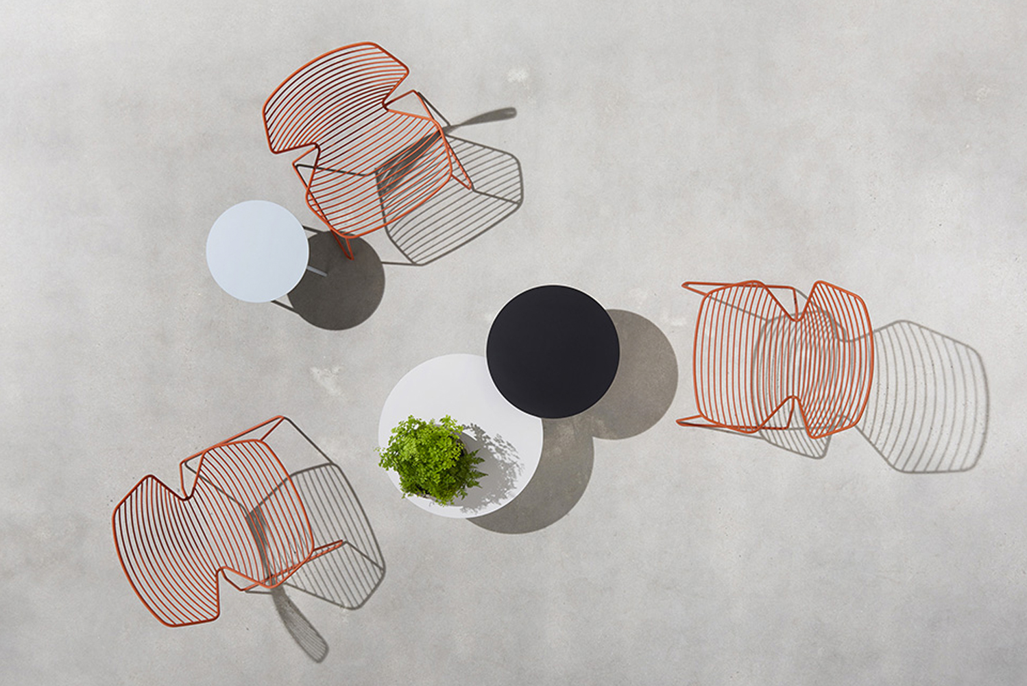 Introducing the Gingko wire lounge by JehsLaub for Davis Furniture 