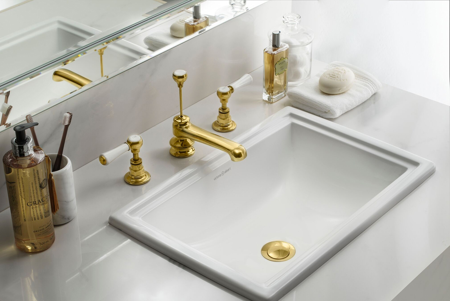 Victoria  Albert introduced a new bathtub-and-basin duo known as the Pembroke collection 