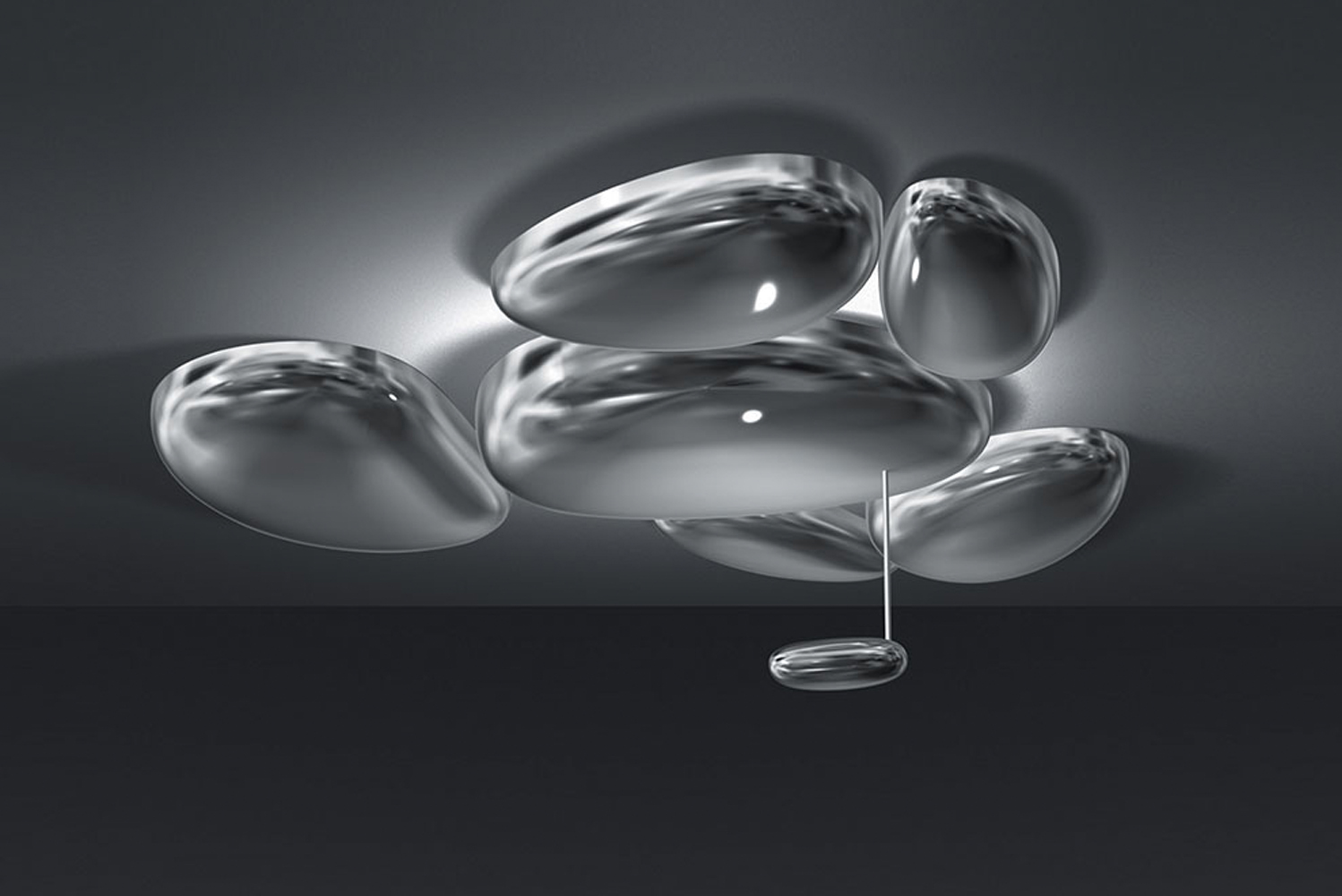 Introducing the Skydro ceiling lamp a further development of the Hydro series from Artemide 