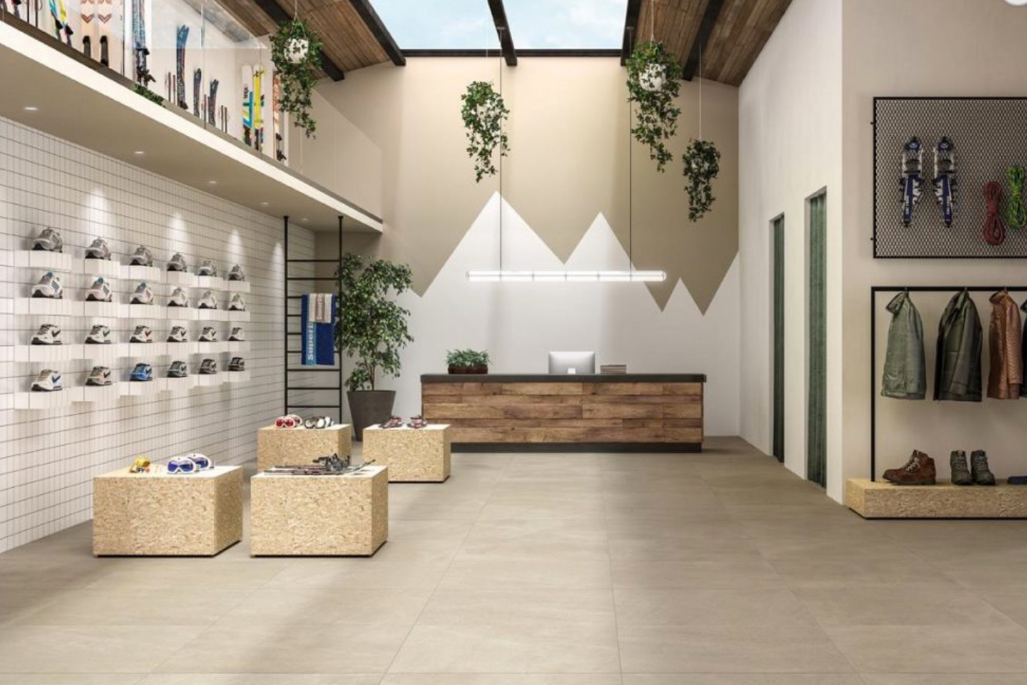 Blustyle launched the Yosemite collection of porcelain tiles