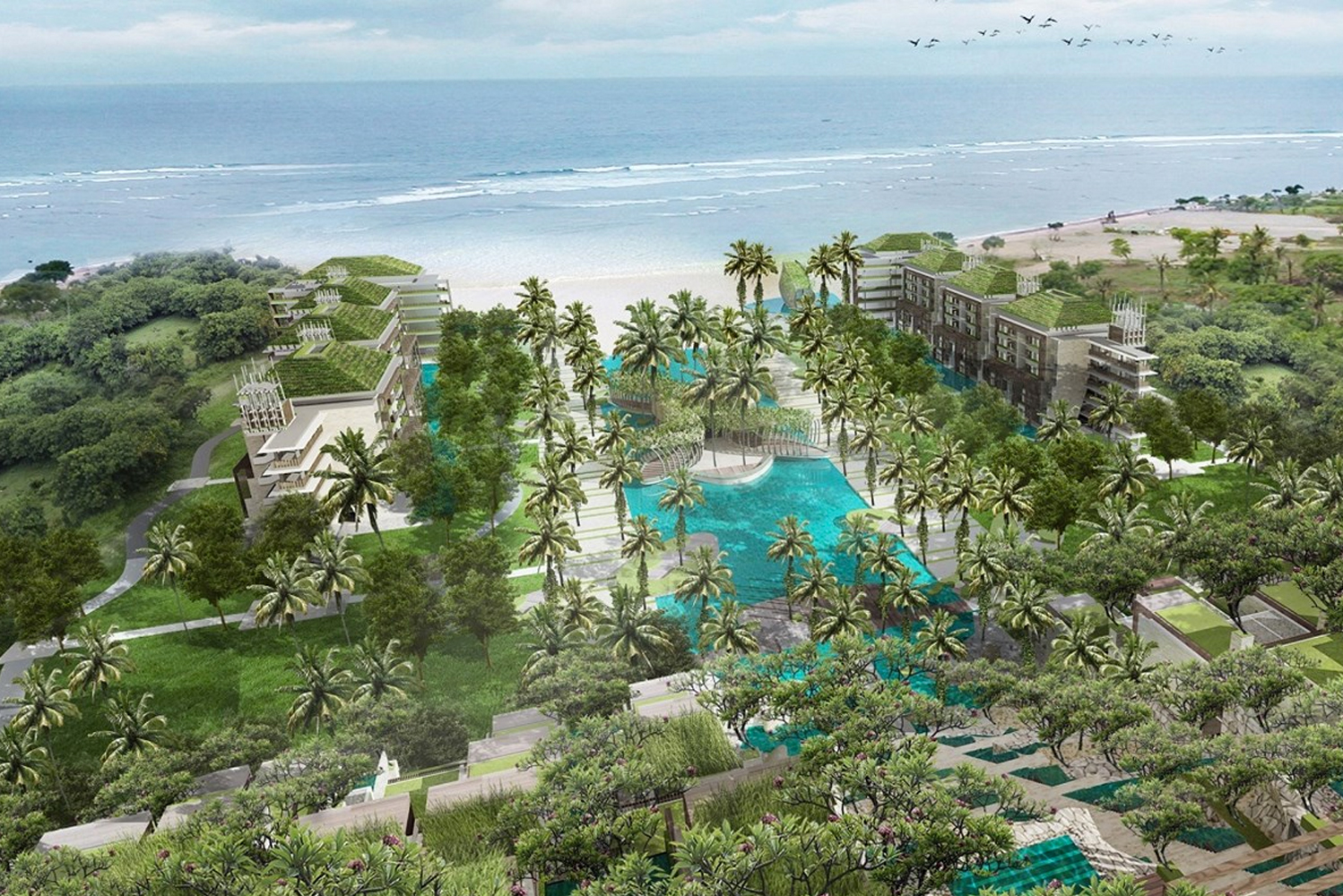 Kempinski Hotels opened The Apurva Kempinski Bali in the upmarket Nusa Dua area of Bali Indonesia 