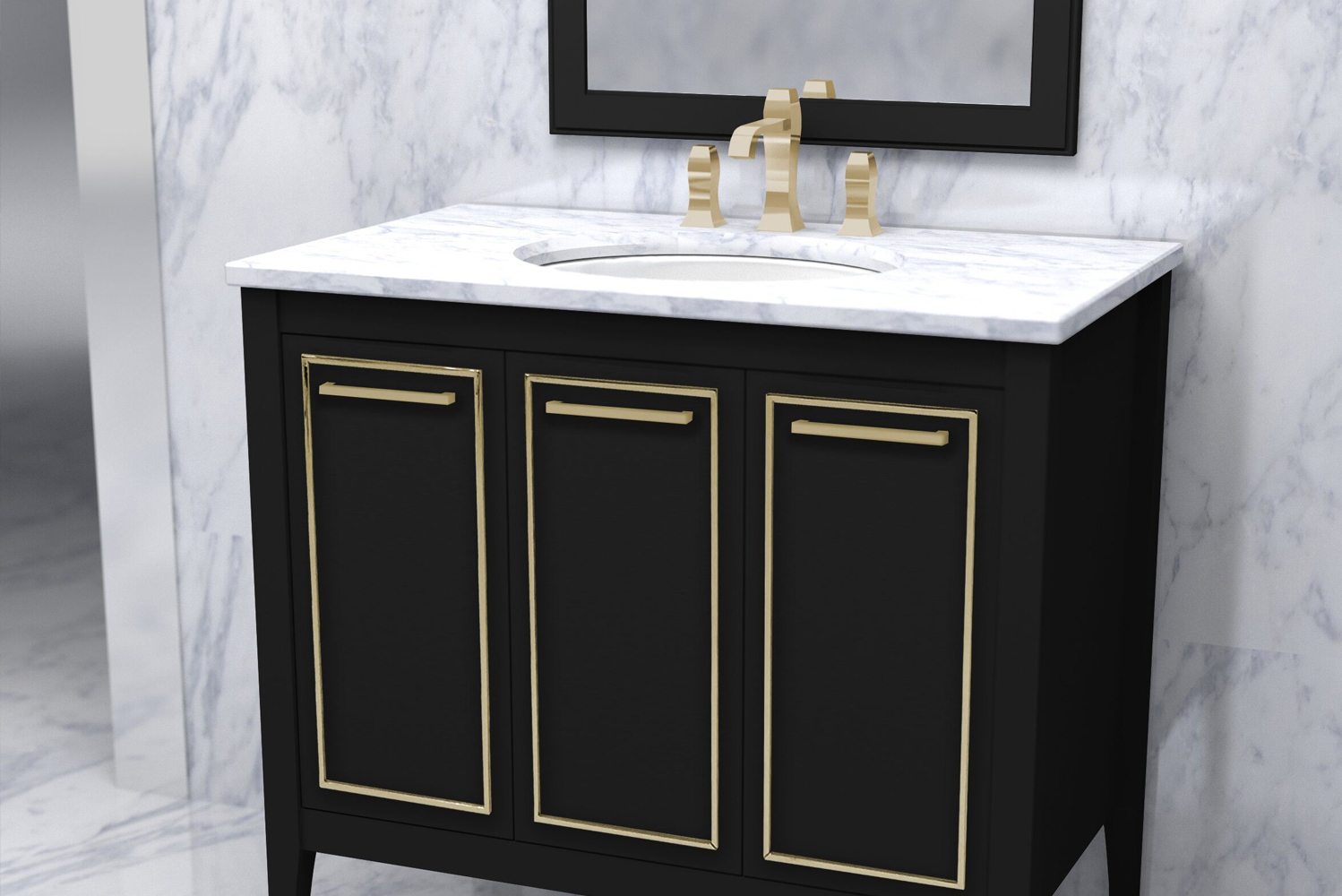 Furniture Guild launched its newest transitional vanity the Lydia 
