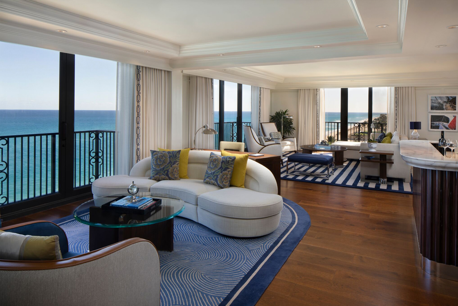 The Breakers Palm Beach unveiled renovations that saw changes made to the propertys suites and the hotels historic Ocean 
