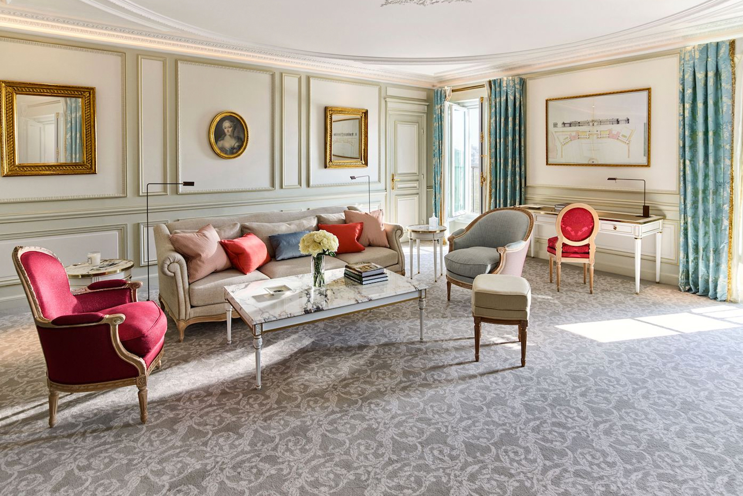 Dorchester Collections Le Meurice hotel completed the renovation of 29 rooms and suites from the third to sixth floor as 