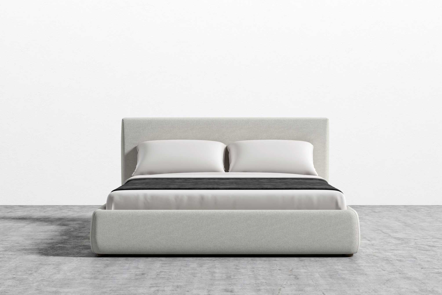 Rove Concepts announced the Ophelia a bed frame with smooth upholstery plush cushioning and rounded edges 