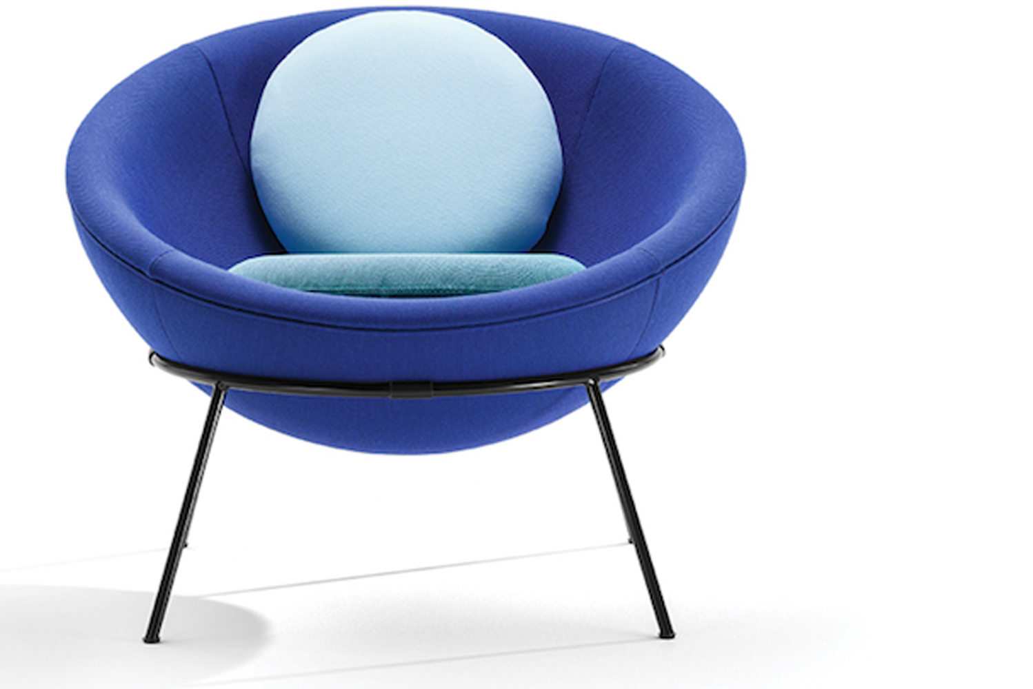 Arper announced three new shades of the Bowl chair 