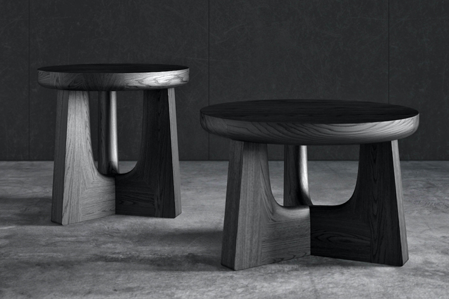 Poliform launched Nara a versatile piece of furniture used as a table stool bedside table or a coffee table 
