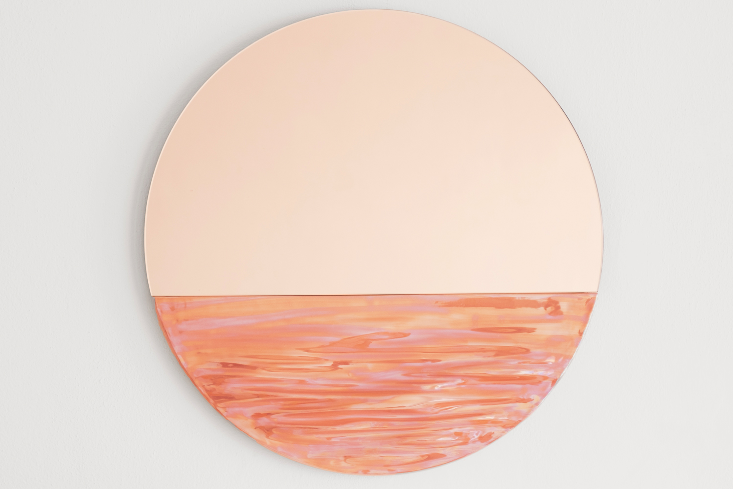 Ocrm introduced three colors - iridescent emerald green and coral pink - to its line of Orizon mirrors 