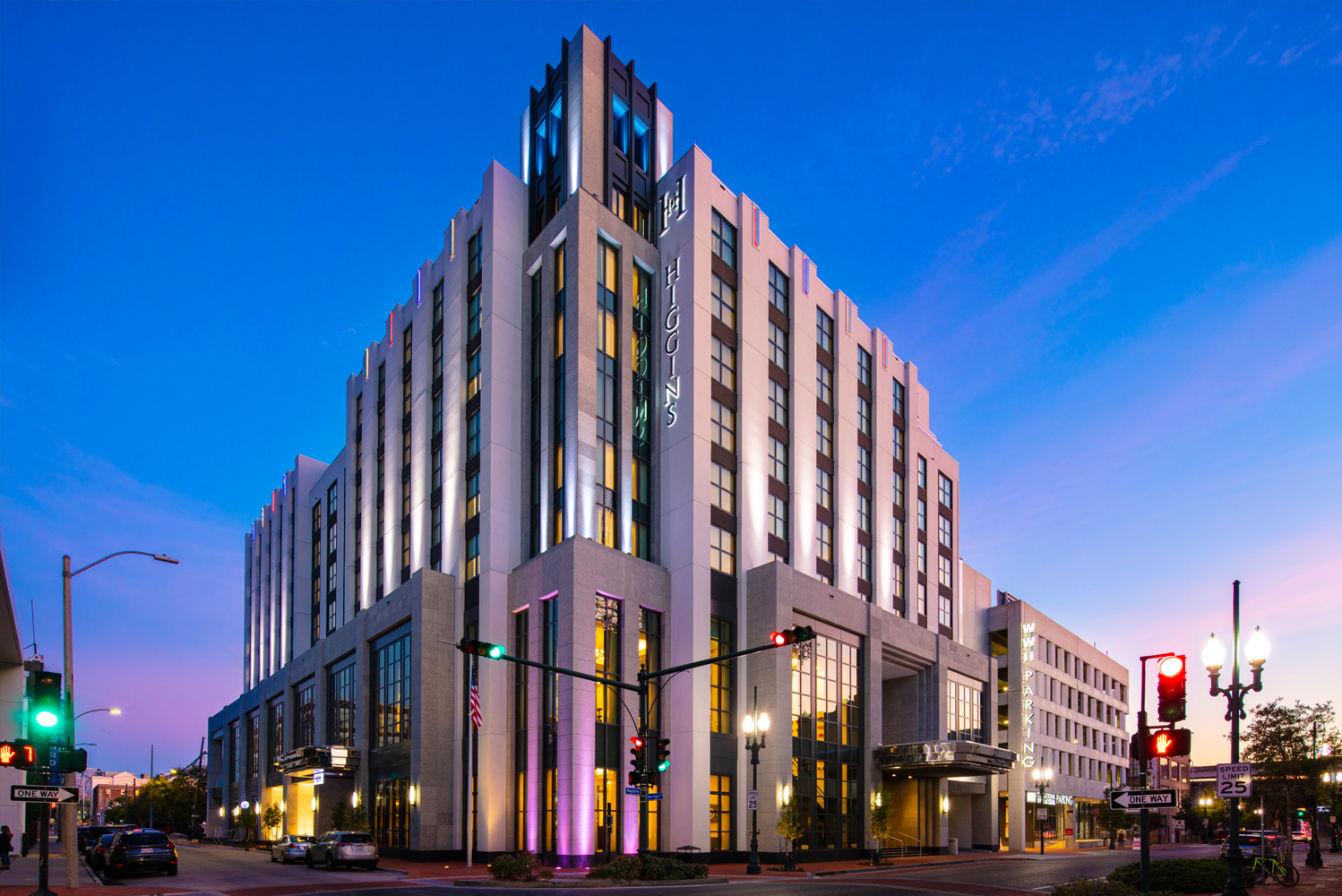 The National WWII Museum opened its landmark hotel property The Higgins Hotel New Orleans Curio Collection by Hilton Archi