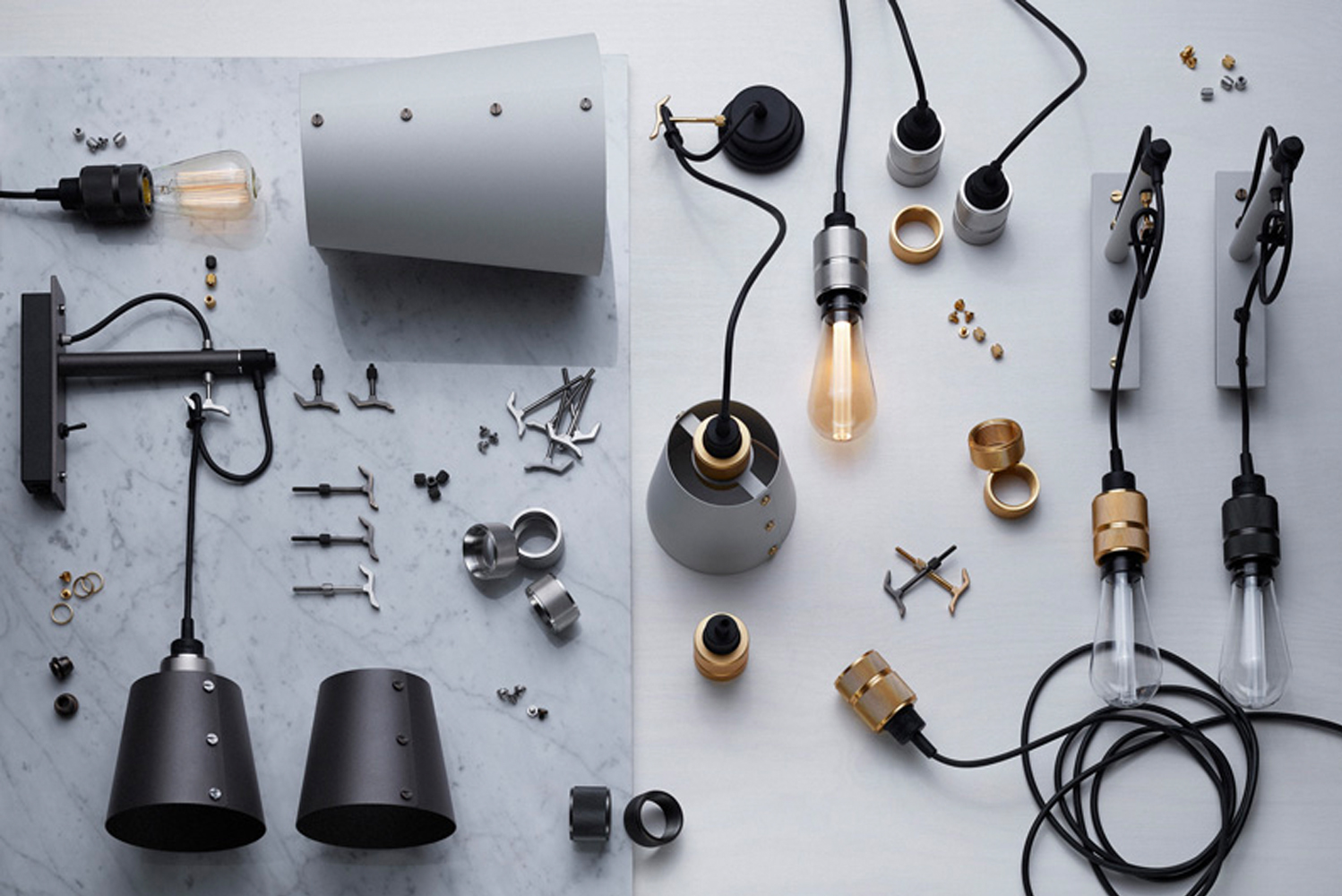 Introducing home fashion label Buster  Punchs fully customizable Hooked lighting collection which features various confi