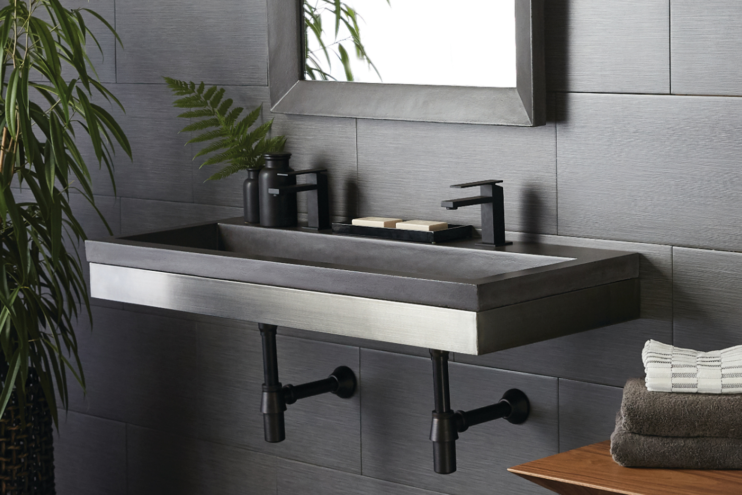 Introducing Zaca wall mount the latest bathroom vanity from kitchen and bath manufacturer Native Trails