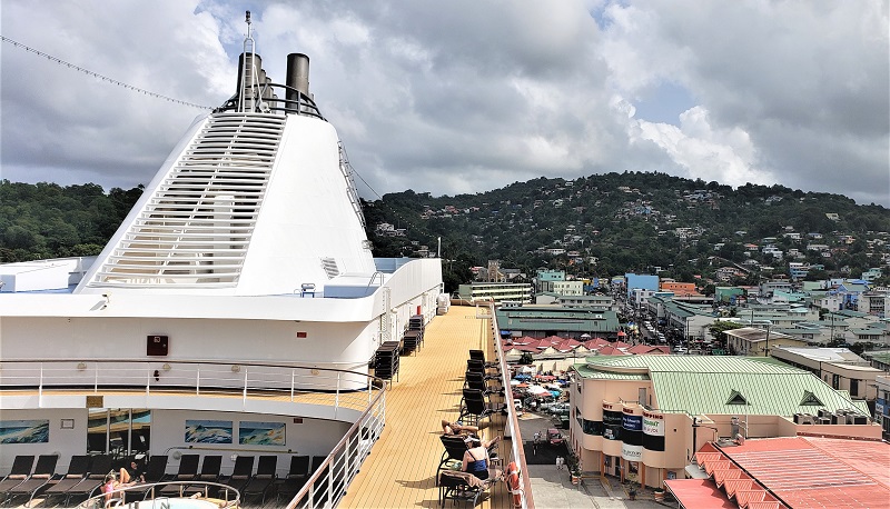 Silver Shadow docked in St Thomas USVI  Phoro by Susan J Young